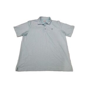 Callaway Opti-dri opti dri Golf‎ Polo Shirt Mens Size XL Teal/white Striped